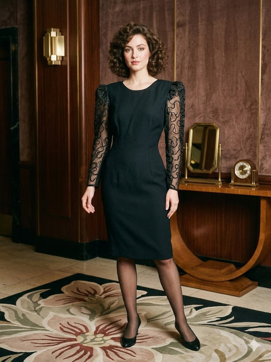 Black Vintage Dress 8
