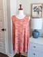 Coral Floral Tank XXL