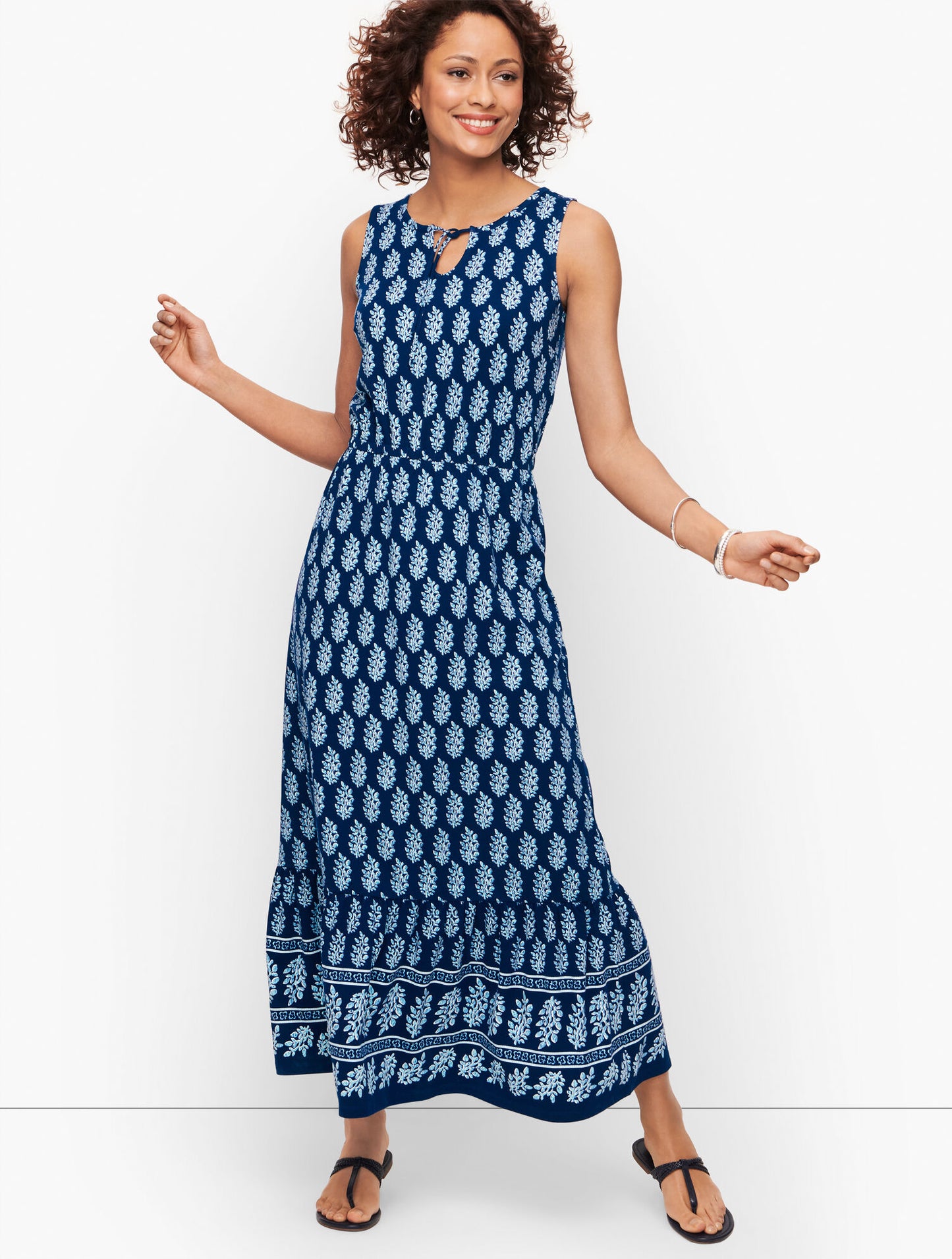 Blue Print Maxi Dress MP