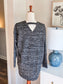 Black Heathered Cardigan S