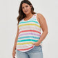 Multi Color Striped Tank L/XL
