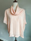 Peach Cowl Neck Top 1X