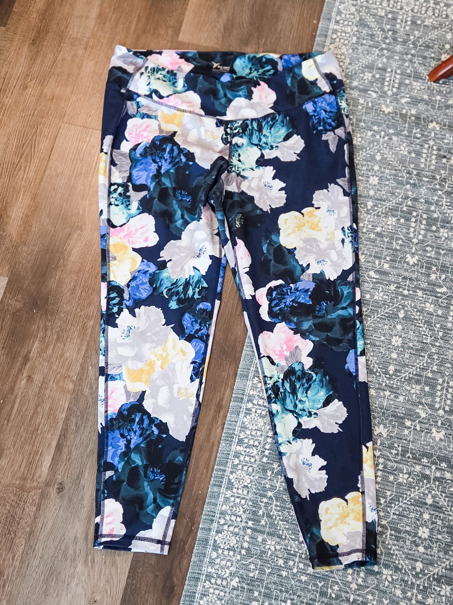 Floral Leggings XXL