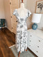 NEW Black White Toile Print Dress