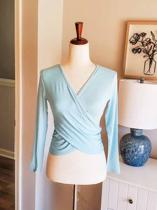 NEW Blue Layering Top S