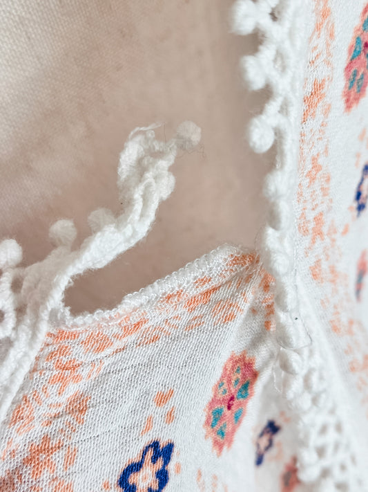 Multi Color Floral Kimono OS