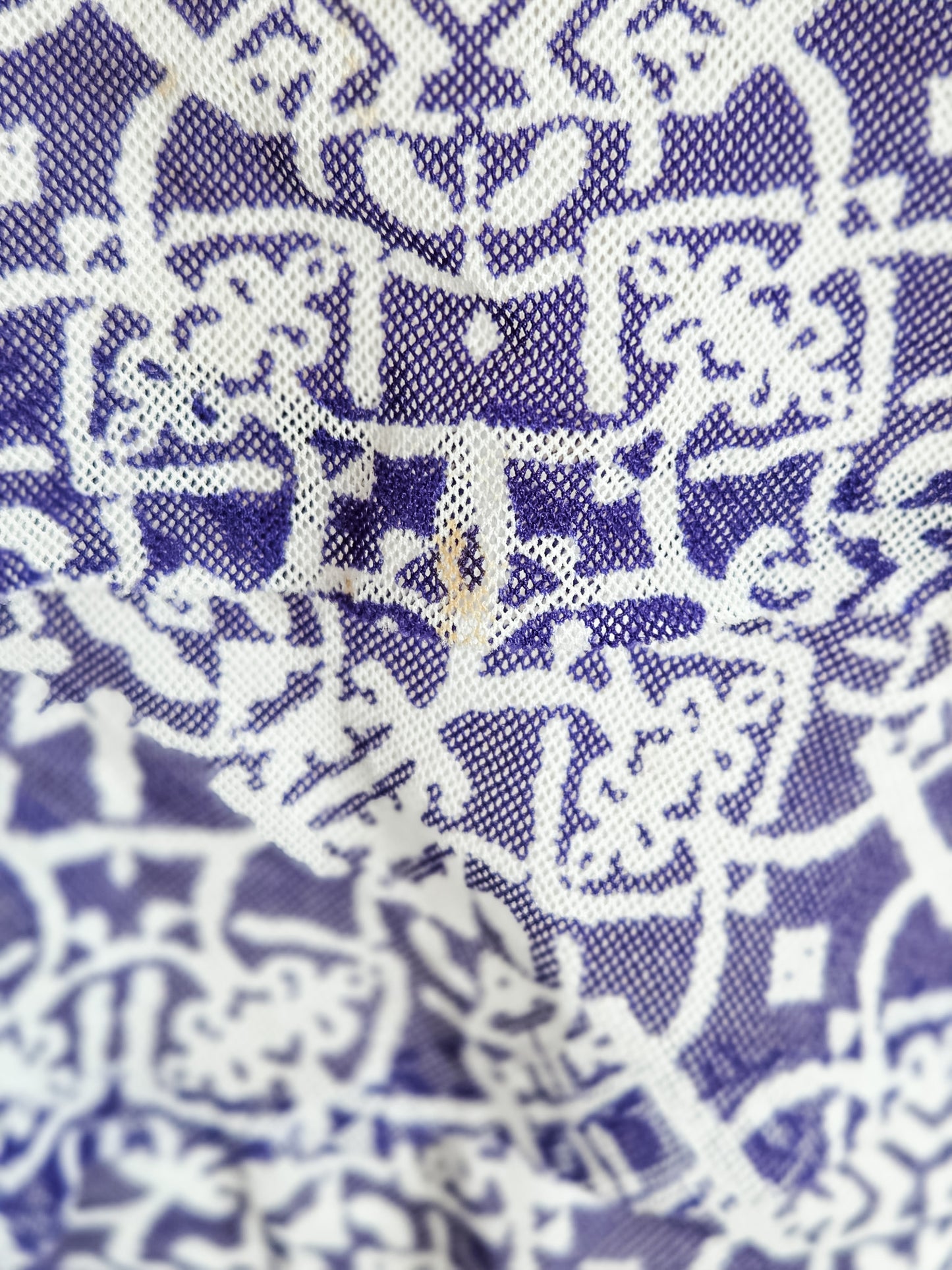 Purple White Tiered Tank M/L