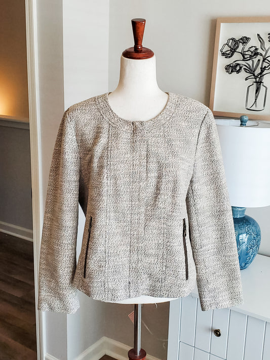 Tan Black Blazer Jacket 16