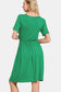 NEW Kelly Green V Neck Dress