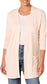 Pale Pink Print Cardigan M