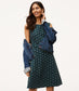 Teal Black Print Dress 6