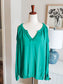 Green Cold Shoulder Top 18/20W