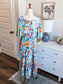 NEW Blue Multi Color Dress