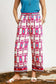 NEW Pink Blue White Boho Pants