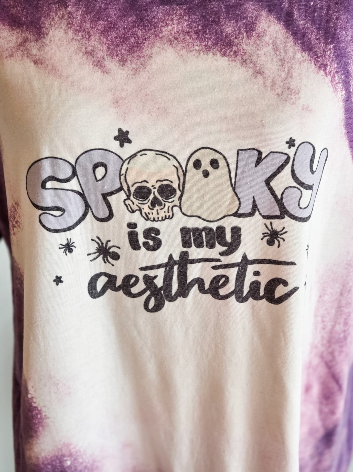 Purple “Spooky is My Aesthetic” Tee XL