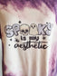 Purple “Spooky is My Aesthetic” Tee XL