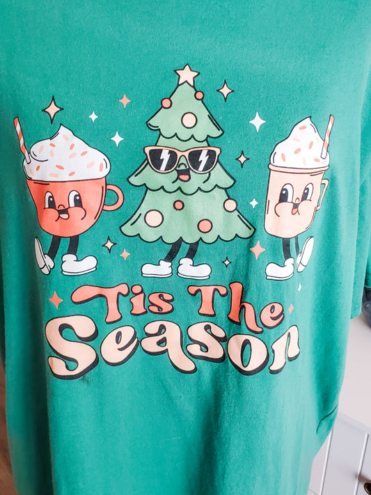 Green “Tis The Season” Tee XL
