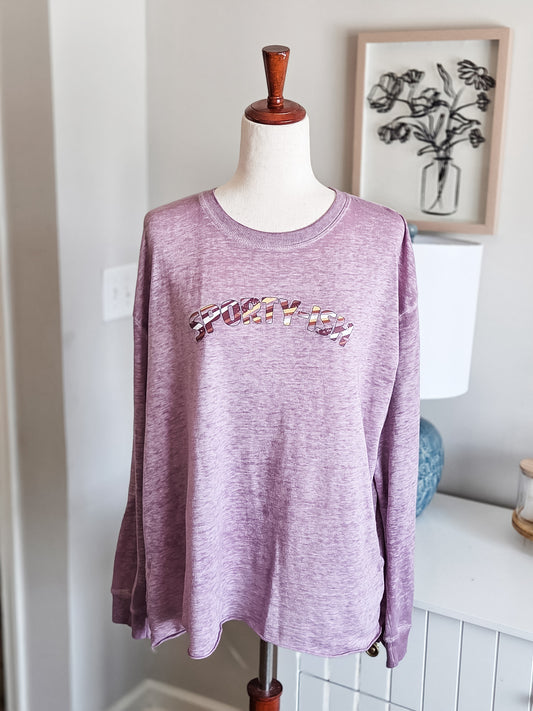 Purple “Sporty-Ish” Top L