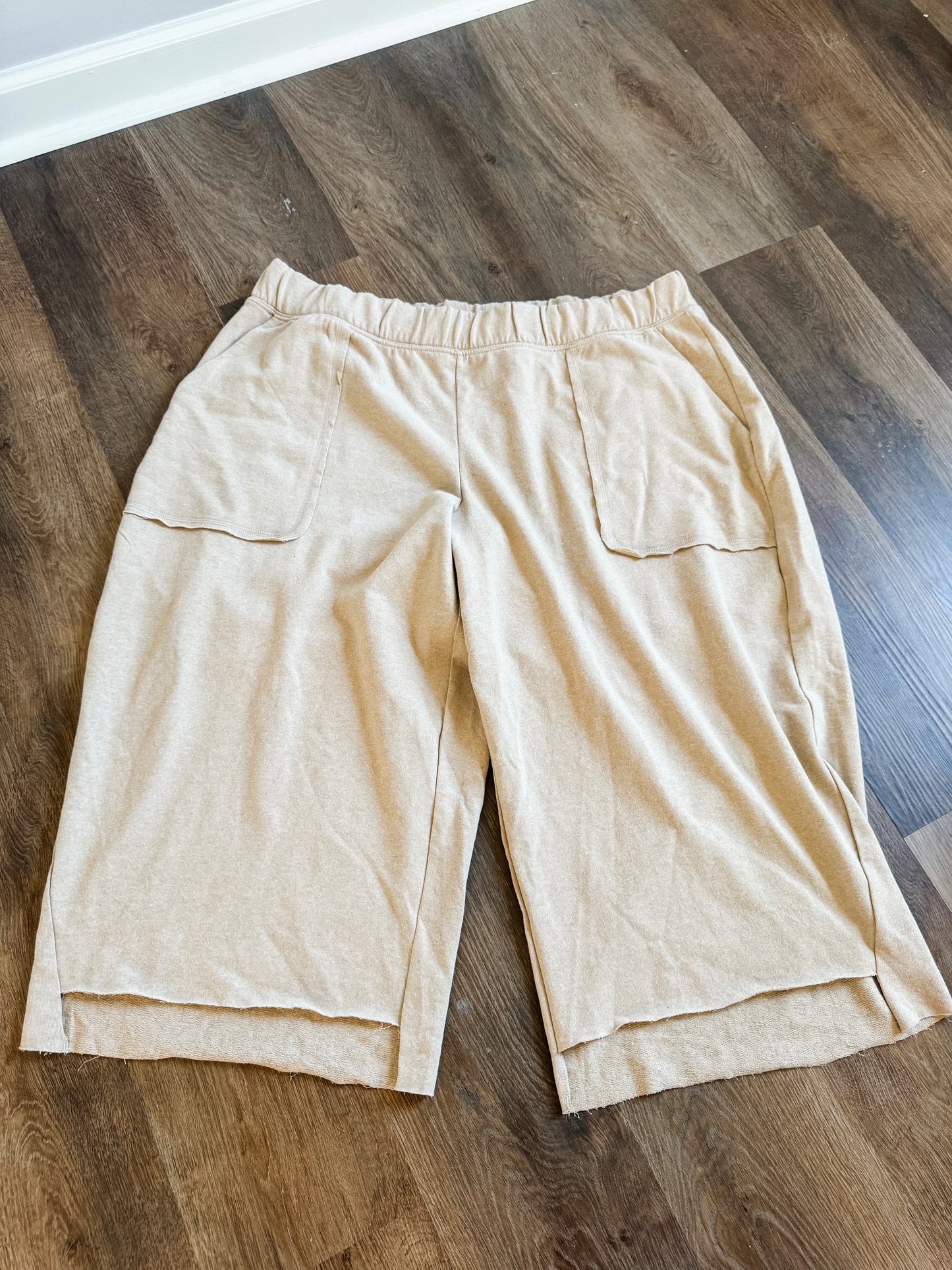 NWT Tan Cropped Pants 2X