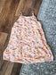 Peach Floral Dress Youth 8