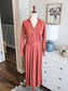 NEW Orange Ribbed Dress