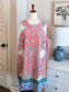 Multi Color Cotton Dress 22W