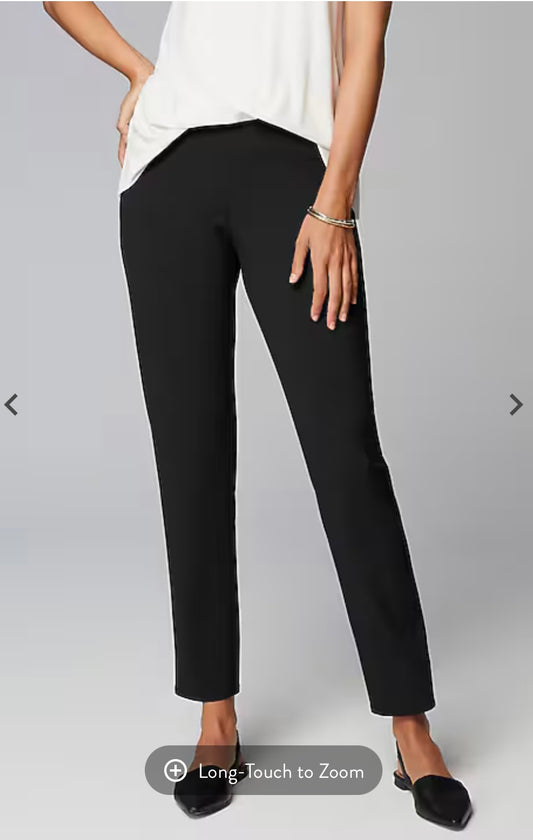 Black Pull On Pants XL