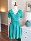 NEW Kelly Green V Neck Dress