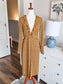 Mustard Black Print Duster M