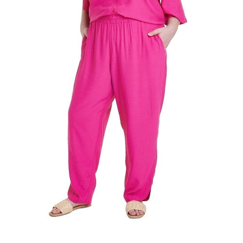 Pink Pull On Pants XL