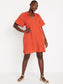 Orange Cotton Dress S