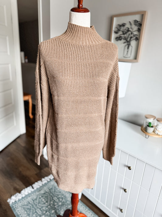 Brown Sweater Tunic M/L