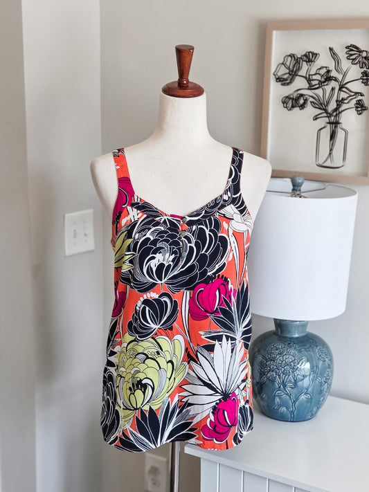 Bright Floral Tank XS