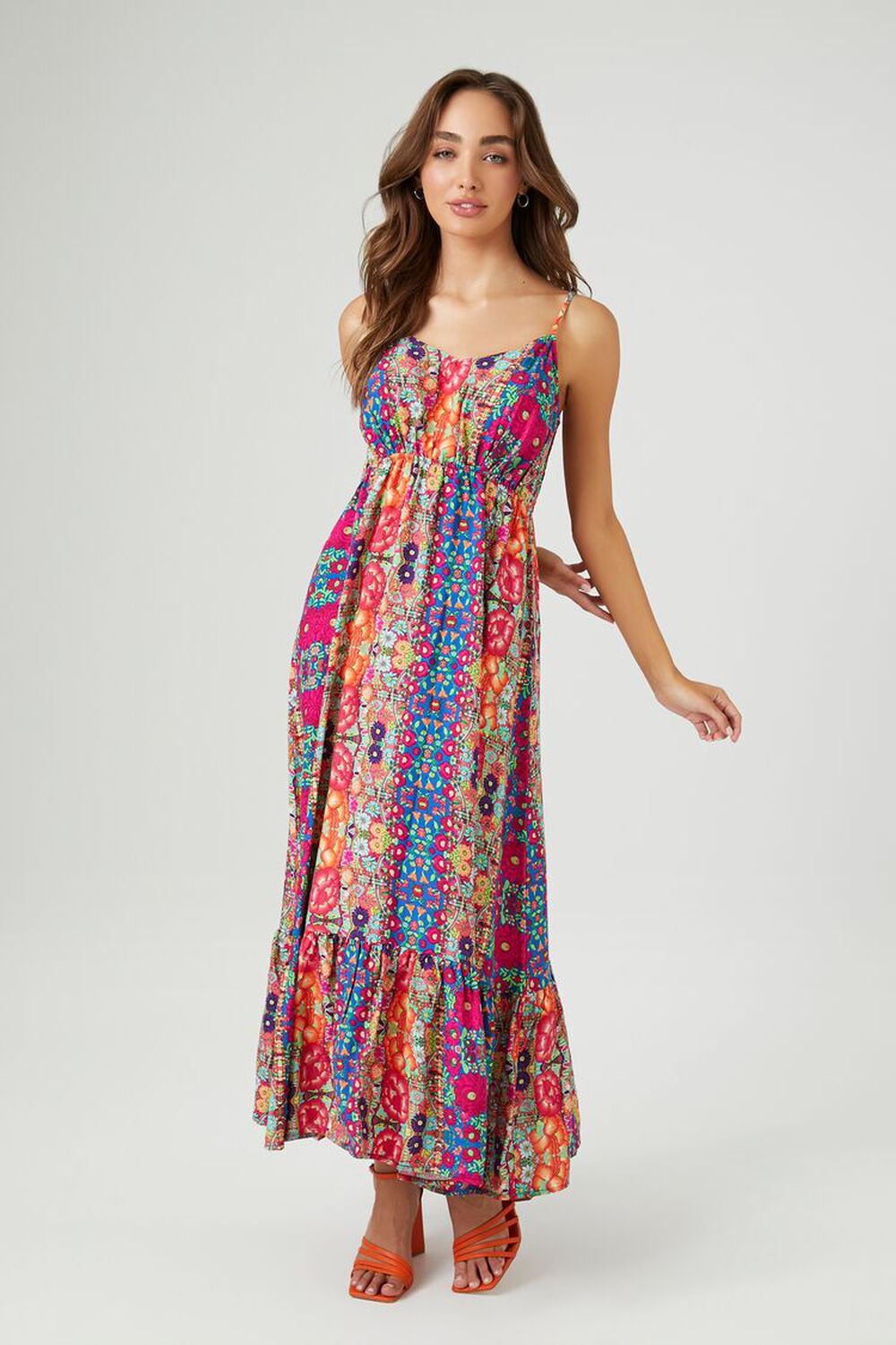 Multi Color Print Dress XS/S