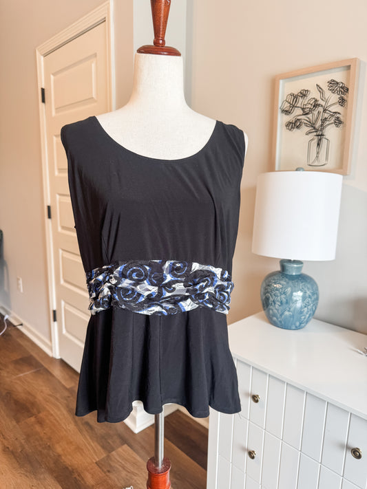 Black Tank with Lace 18