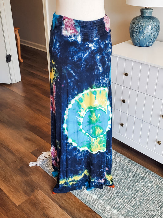 Multi Color Tie Dye Skirt 14/16