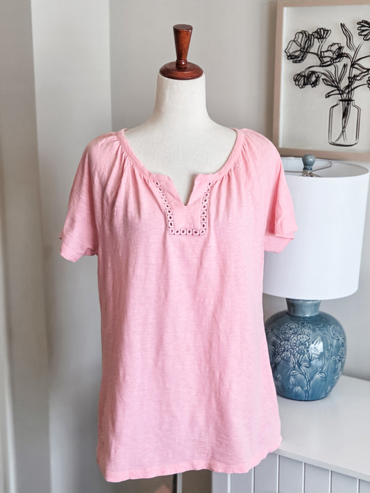 Pink Cotton Top M