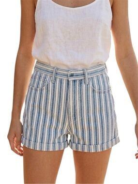 Blue Striped Shorts 18