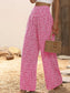 Pink Floral Pants 4