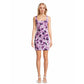 Purple Floral Dress M/L