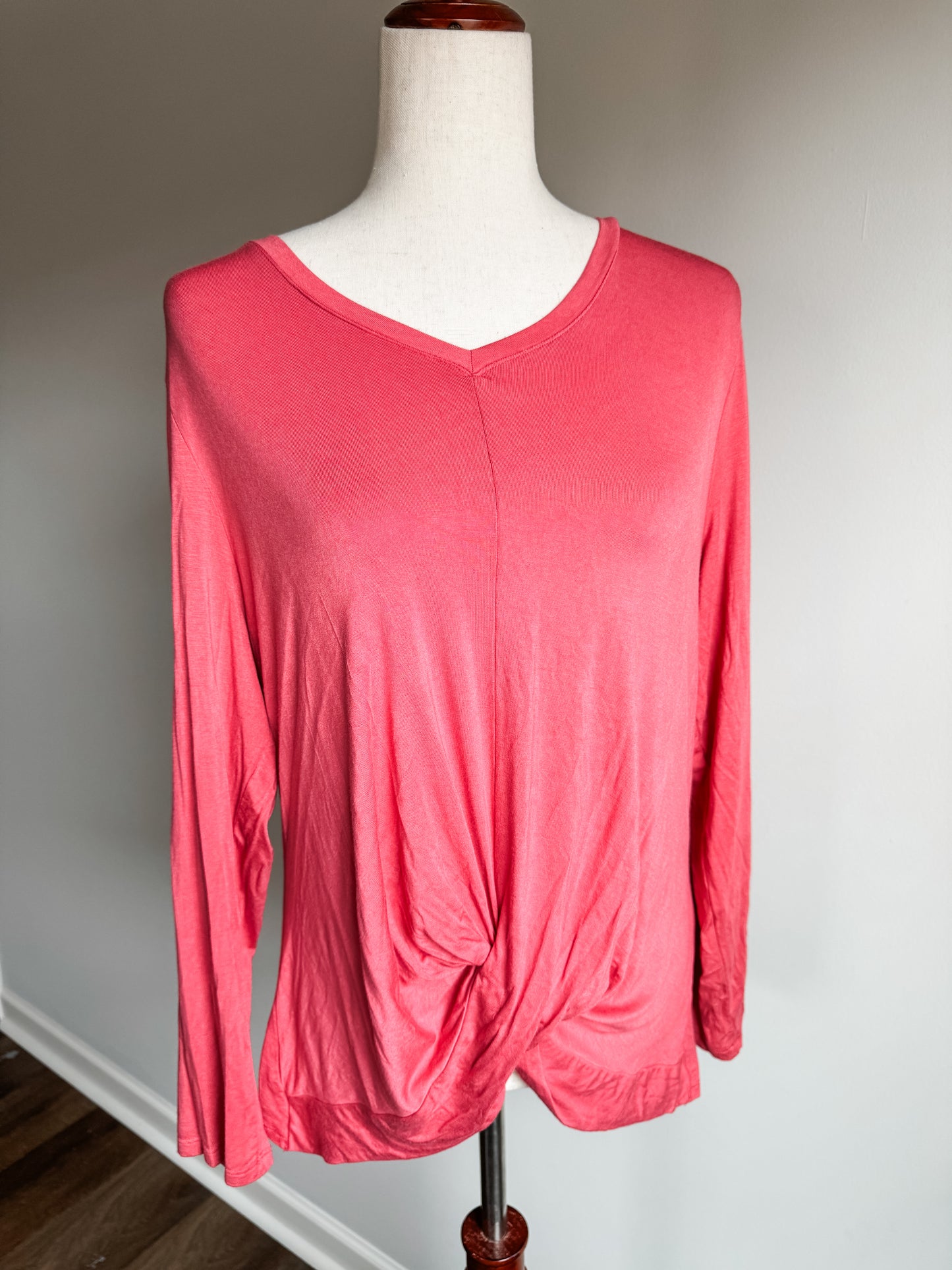 Pink Twist Front Top XL