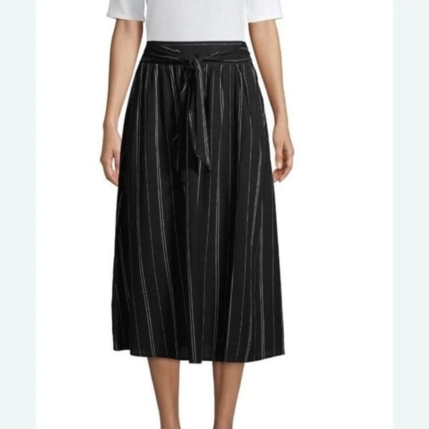 Black Striped Skirt XXXL/22