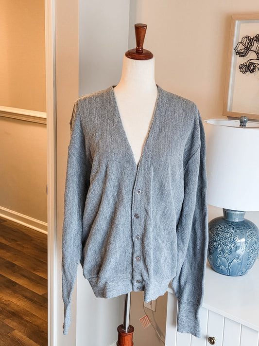 Gray Cardigan L