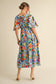 NEW Blue Multi Color Dress