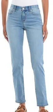 Mid Rise Straight Jeans 16W
