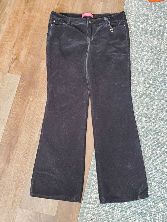 Black Velvet Pants 11/12