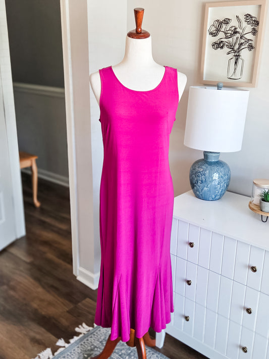 Fuchsia Tank Dress 6