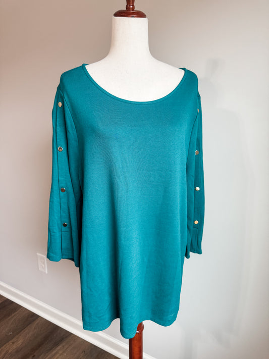 Teal Top XL/1X