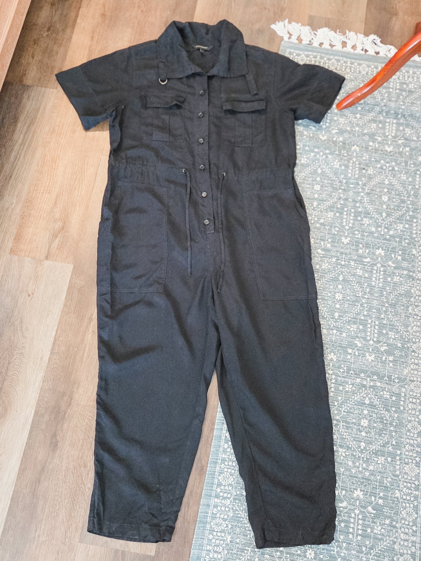 Black Jumpsuit L Petite