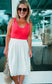 White Cotton Skirt XL